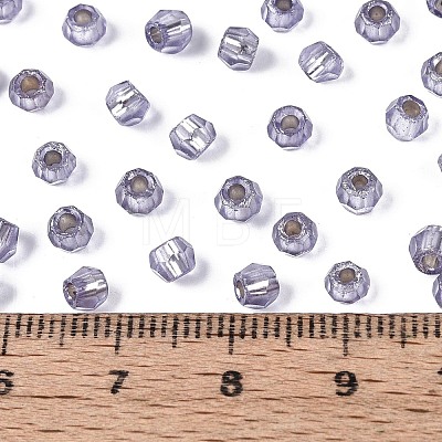 Silver Lined Glass Seed Beads SEED-T007-18A-08-1