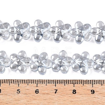 Electroplate Glass Beads Strands EGLA-T028-02H-1