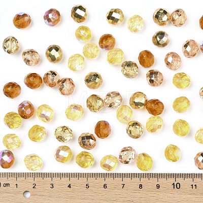 Fire-Polished Czech Glass Beads LAMP-O017-151-YM10-1