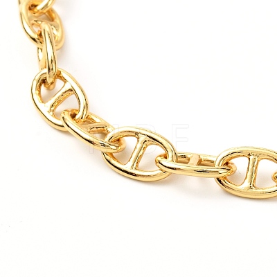 Brass Mariner Link Chains Necklaces X-NJEW-JN03718-1
