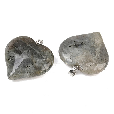 Natural Labradorite Pendants GG-K002-04U-1