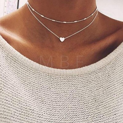 Alloy Pendant Necklaces for Women WGA6E2A-06-1