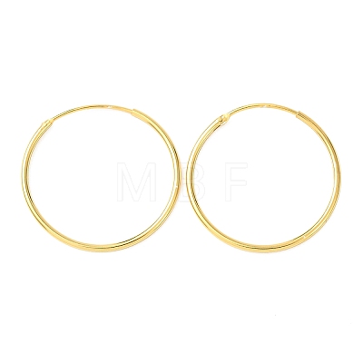 925 Sterling Silver Huggie Hoop Earrings EJEW-C179-05C-G-1