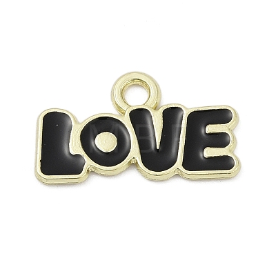 Valentine's Day Alloy Enamel Pandants PALLOY-V001-06G-1