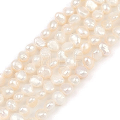 Natural Cultured Freshwater Pearl Beads Strands PEAR-P064-19D-06A-1