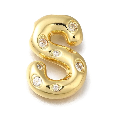 Brass with Cubic Zirconia Pendant KK-Q818-03S-G-1