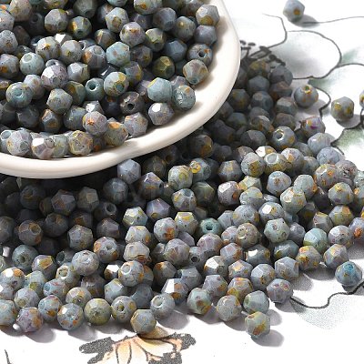 Baking Paint Glass Seed Beads SEED-A032-02A-16-1