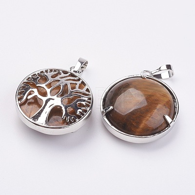 Natural & Synthetic Mixed Stone Pendants KK-K216-A-1