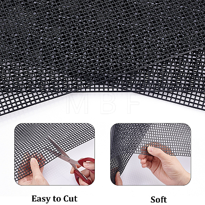 Plastic Mesh Canvas Sheet FIND-WH0117-98A-1