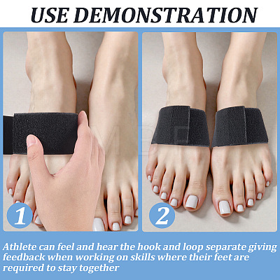 Polyester Gymnastics Ankle Straps AJEW-WH20006-462A-1