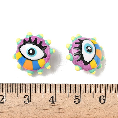 Baking Paint Glass Beads LAMP-D004-04E-1