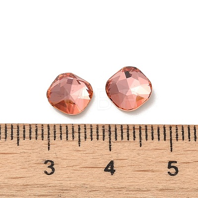 Glass Rhinestone Cabochons RGLA-P037-07B-D262-1