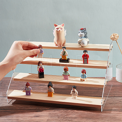 4-Layer Acrylic Model Toy Assembled Holder ODIS-WH0025-60B-1