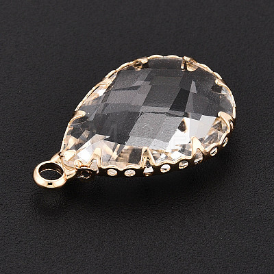 Transparent Glass Pendants KK-N283-02J-G-1
