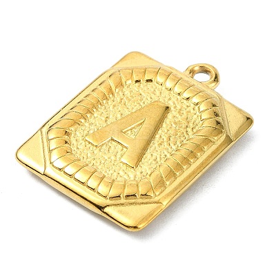 Ion Plating(IP) 304 Stainless Steel Pendants X-STAS-U033-01G-A-1