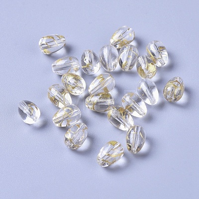Drawbench Transparent Glass Beads GLAA-L023-A-1