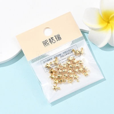 SHEGRACE Brass Star Charms XGR0109G-97G-1