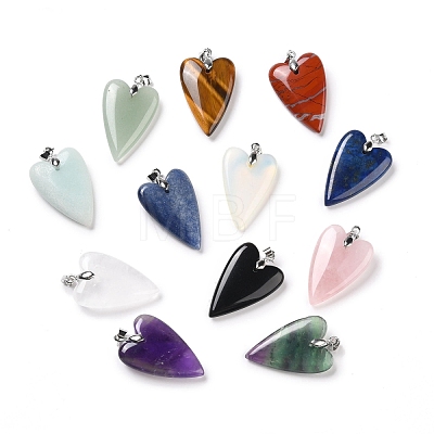 Natural & Synthetic Gemstone Pendants G-E570-01P-1