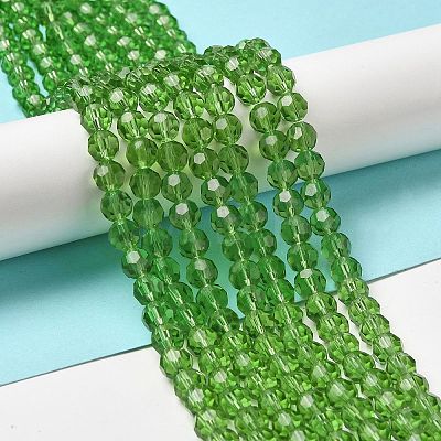 Transparent Glass Beads EGLA-A035-T8mm-D11-1