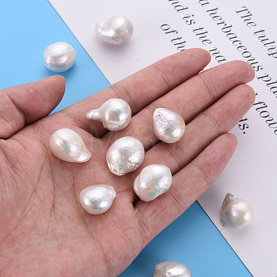 Natural Baroque Pearl Keshi Pearl Beads PEAR-N020-J01-1