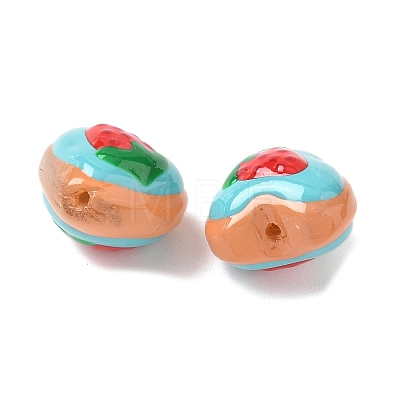 Baking Paint Glass Enamel Beads LAMP-D303-02A-1