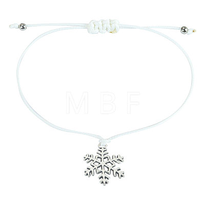 Christmas Adjustable Alloy Charm Bracelets FS-WG3582F-01-1