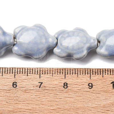 Handmade Porcelain Beads Strands LAMP-G140-02N-1