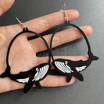 Acrylic Dangle Earrings FS-WG2019C-06-1