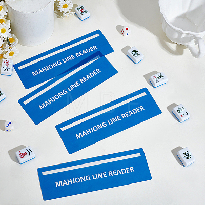 Plastic Mahjong Rules Reader AJEW-WH0796-53A-1