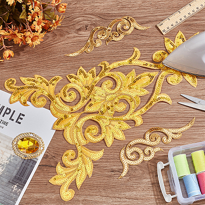  Polyester Embroidery Ornament Accessories DIY-NB0011-01-1