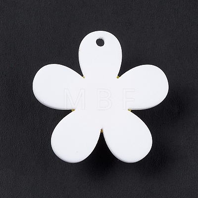 Opaque Acrylic Pendants OACR-P012-C08-1