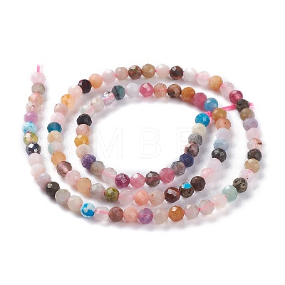 Natural Mixed Gemstone Beads Strands X-G-A026-A04-4mm-1