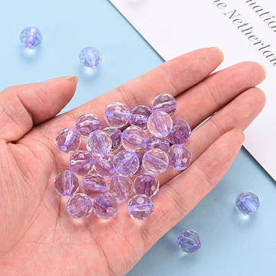 Transparent Acrylic Beads TACR-S154-10A-47-1