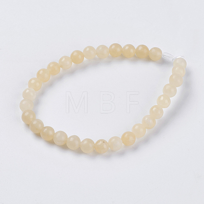 Natural Topaz Jade Beads Strands G-G515-10mm-03A-1