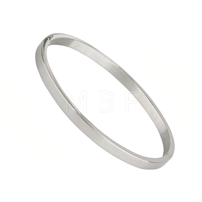 304 Stainless Steel Bangles BJEW-E277-42A-P-1