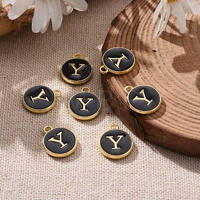 Golden Plated Alloy Charms ENAM-S118-02Y-1