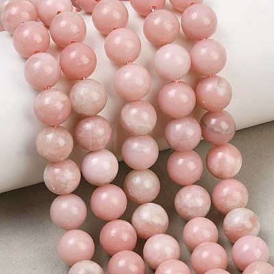 Natural Pink Opal Beads Strands GG-CBAA3AB-04-8mm-1
