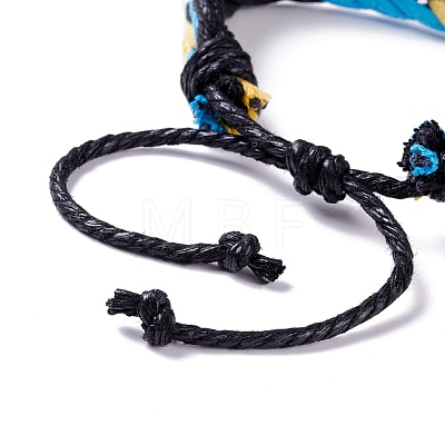 Leather Cord Bracelets Set for Men Women BJEW-C005-02A-1