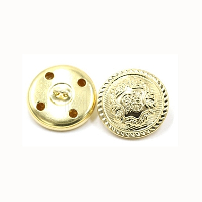 4-Hole Brass Buttons BUTT-WH0017-23B-03-1