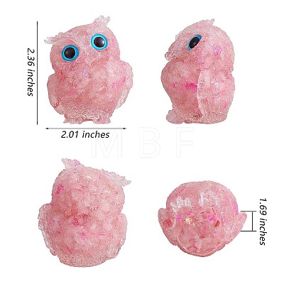 Crystal Owl Figurine Collectible JX545D-1