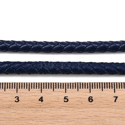 Braided Leather Cord with Core WL-F009-5mm-05-1
