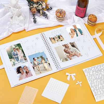 DIY Wedding Photo Album Guestbook Set DIY-TW0001-04B-1