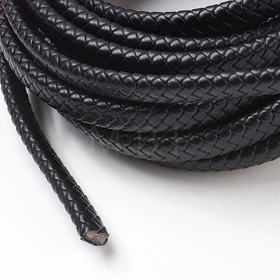 Braided Leather Cord WL-F009-C01-12x6mm-1