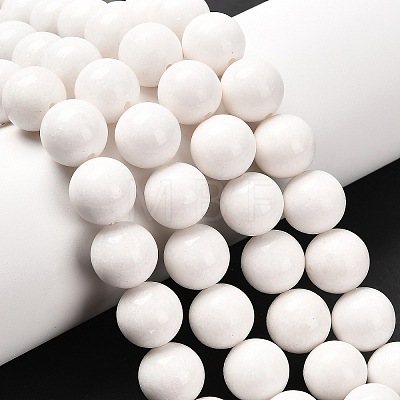 Natural Mashan Jade Round Beads Strands LS-G-D263-12mm-XS01-1
