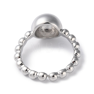 Rack Plating Brass Finger Ring for Women RJEW-K247-07P-1