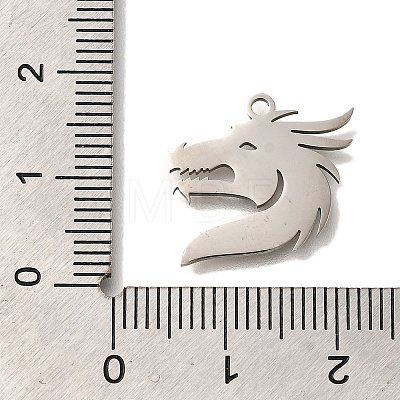 201 Stainless Steel Pendants STAS-R136-28P-1