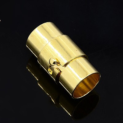 Brass Locking Tube Magnetic Clasps KK-Q089-M-1