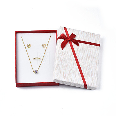 Cardboard Jewelry Set Box CBOX-T004-04B-1
