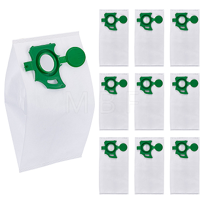 Non-woven Fabrics Vacuum Cleaner Bags Replacement with Plastic Findings AJEW-WH0077-244-1