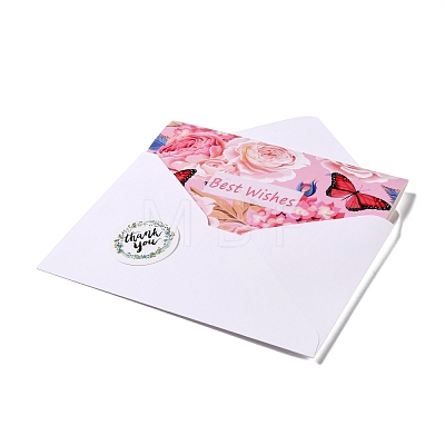 Rectangle Paper Greeting Cards DIY-C025-07-1